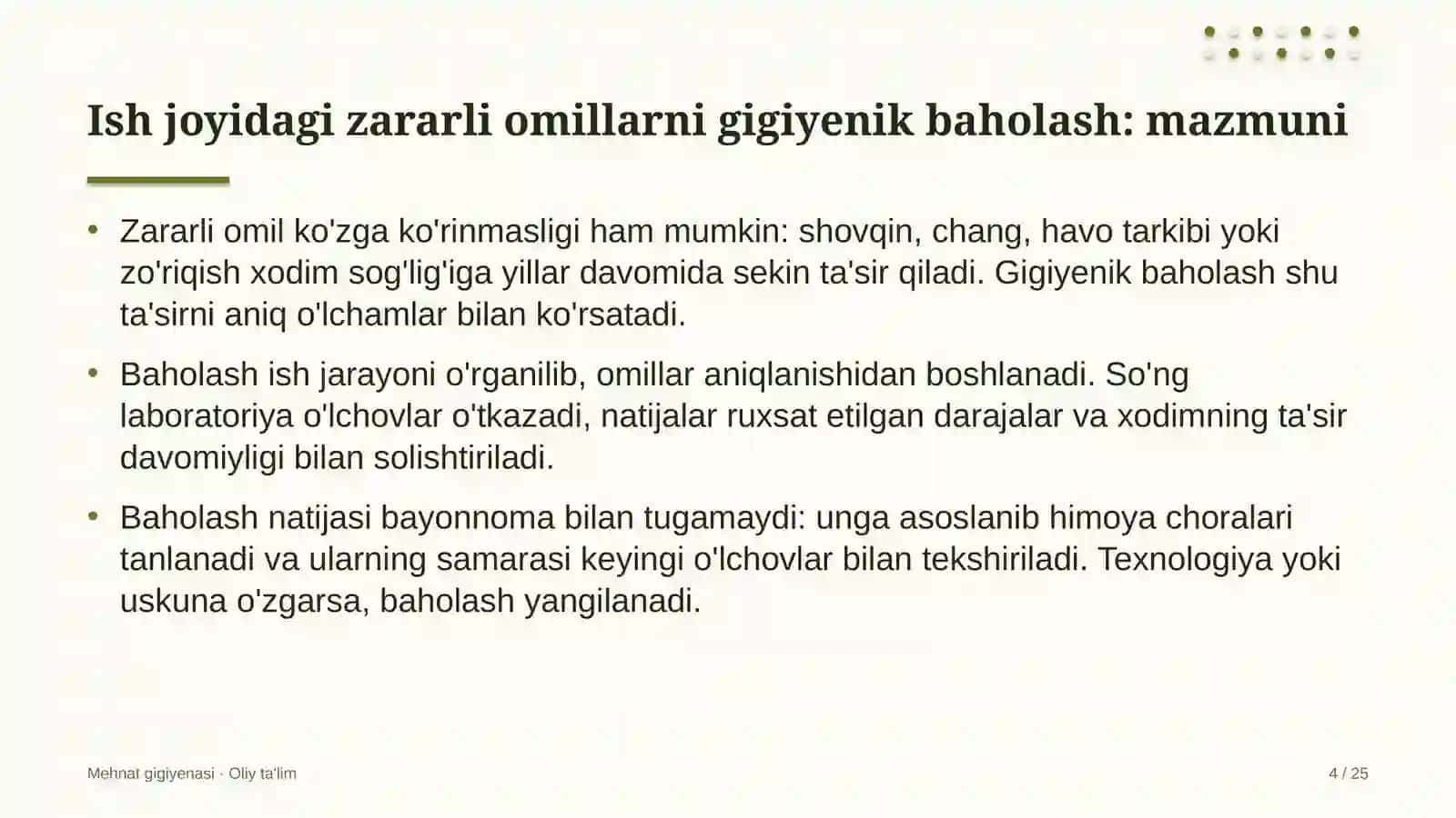 oilaviy poliklinikalarda ish joyidagi zararli omillarni gigiyenik baholash 4388 4