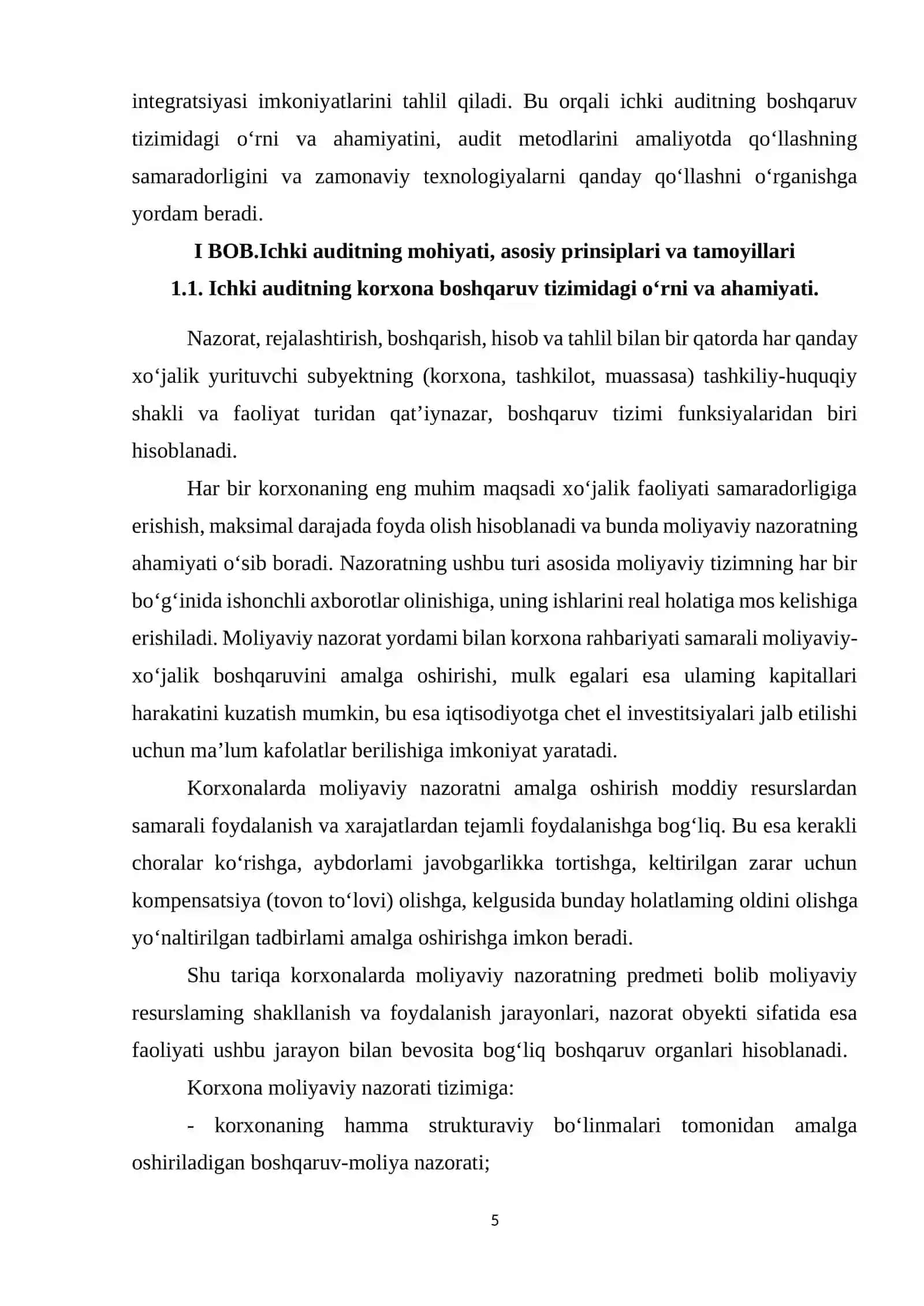 Ichki audit jarayonida metodlar 4
