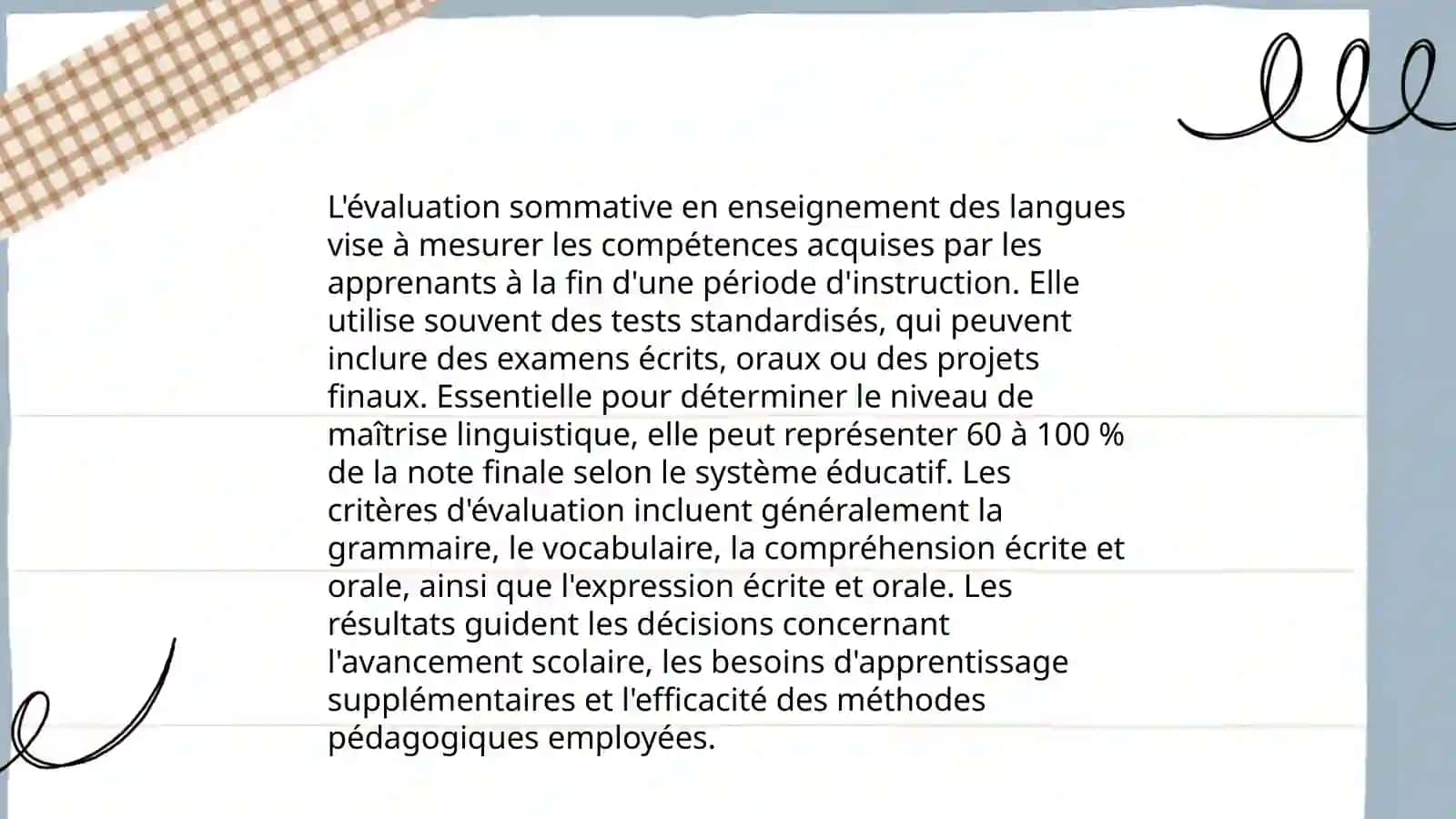 L'évaluation en enseignement des langues 4