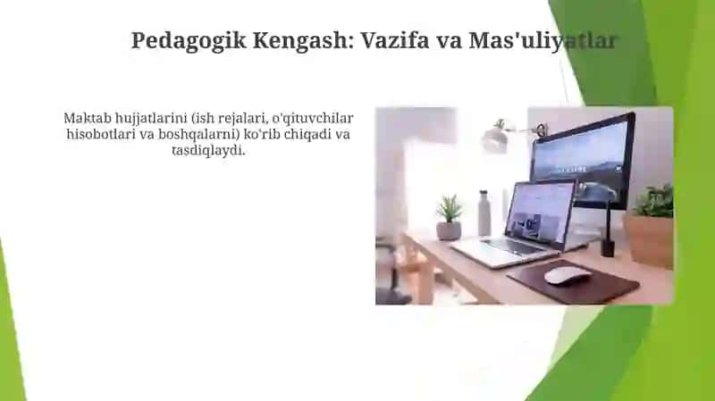 Maktab Ish Rejalari: Tuzuv va Amalga Oshirish 4