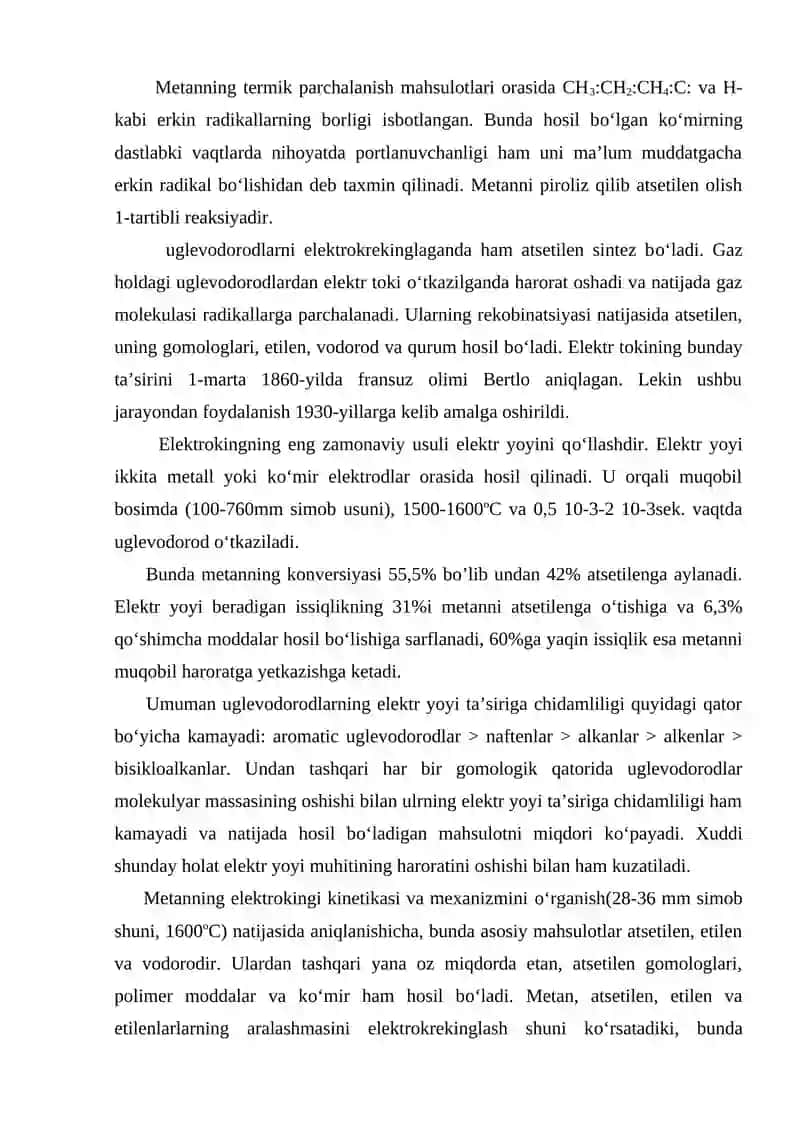 Atsetilen asosida oddiy efir sintezi. 4