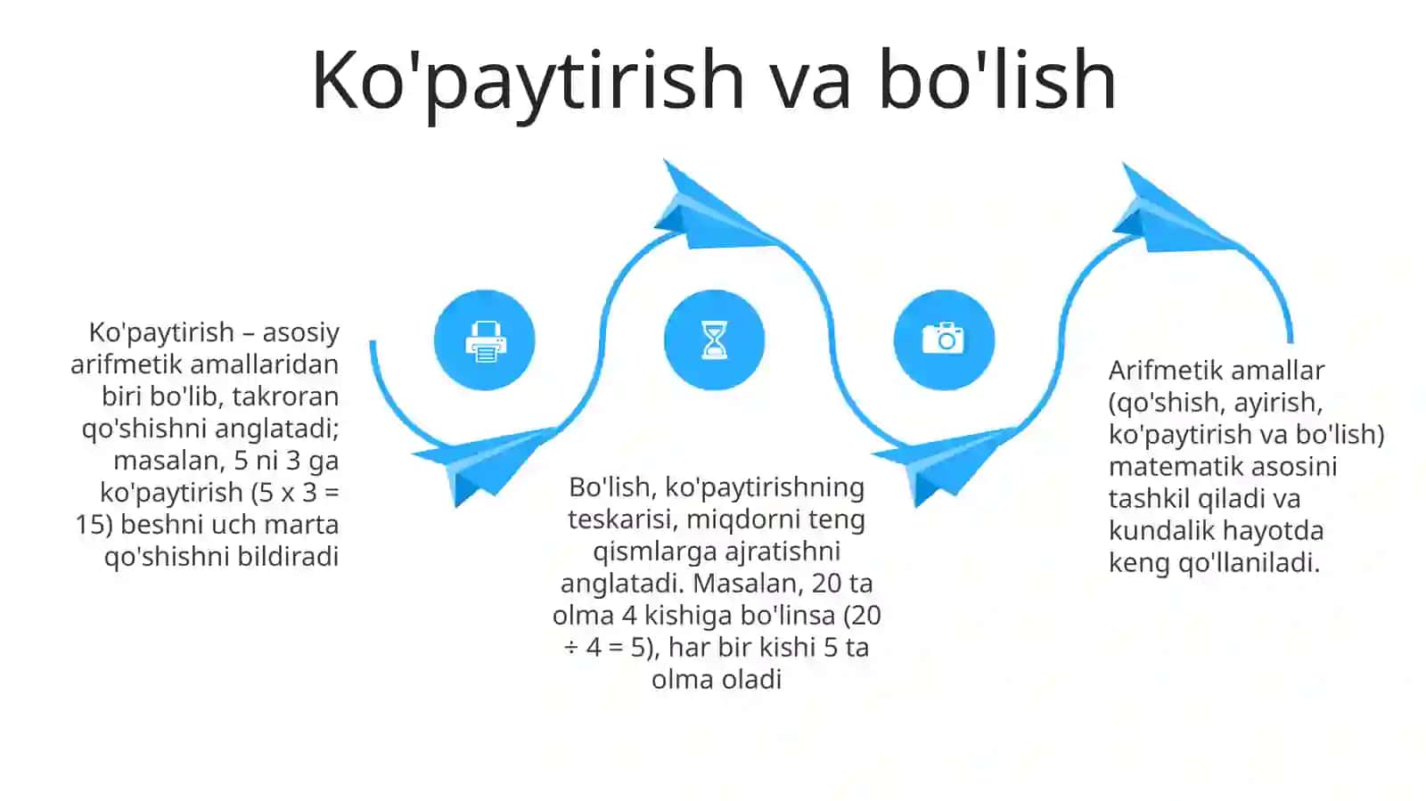 Arifmetik amallar 4