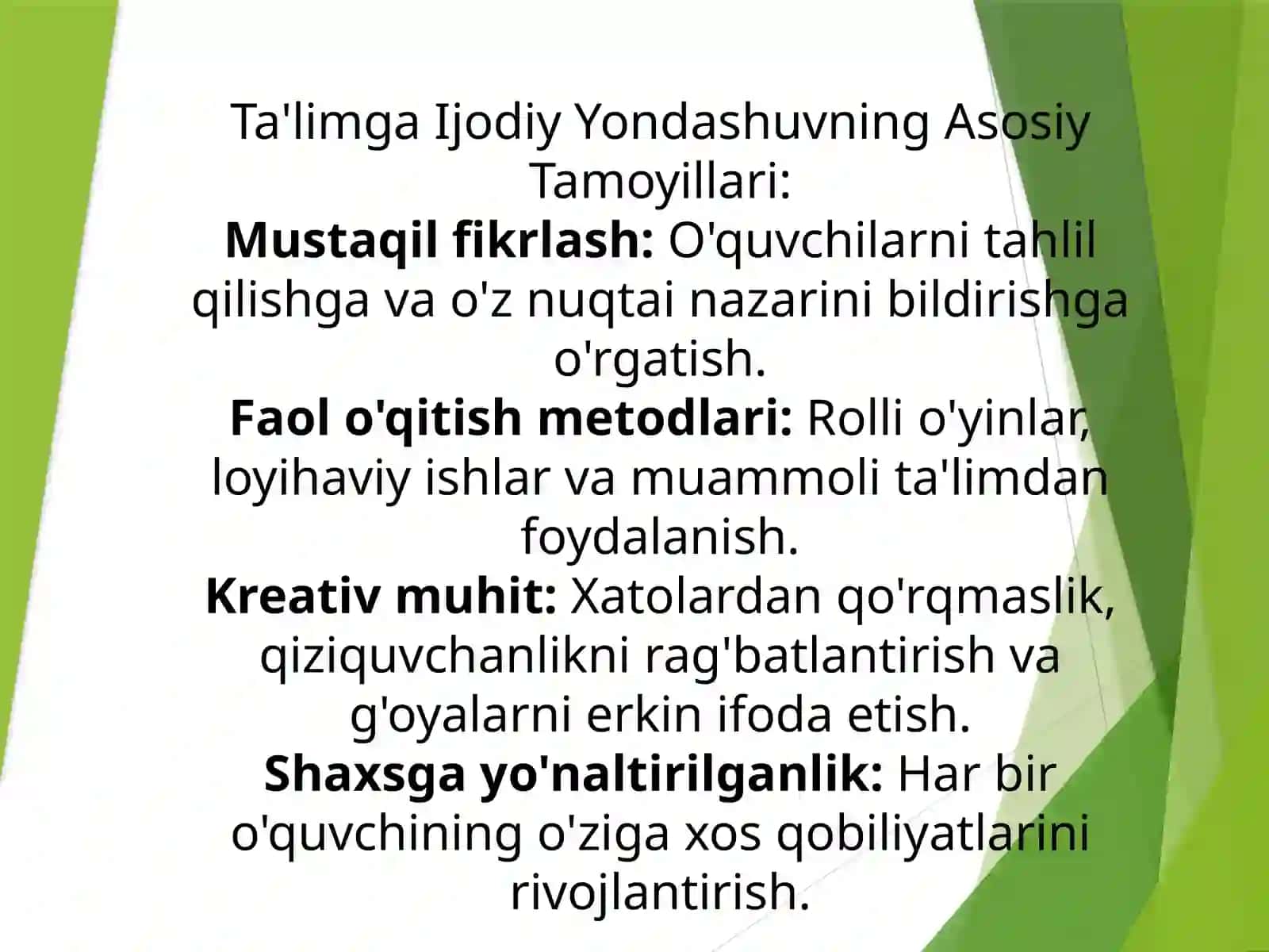 Ta'limga Ijodiy Yondashuv 4