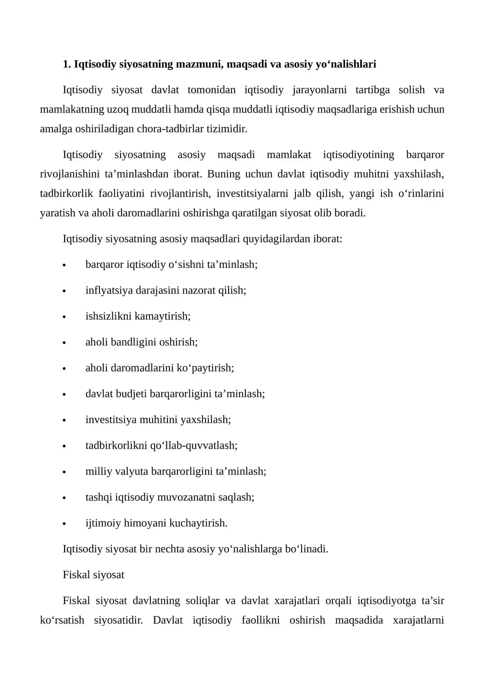 Iqtisodiy siyosat va iqtisodiy xavfsizlik 4