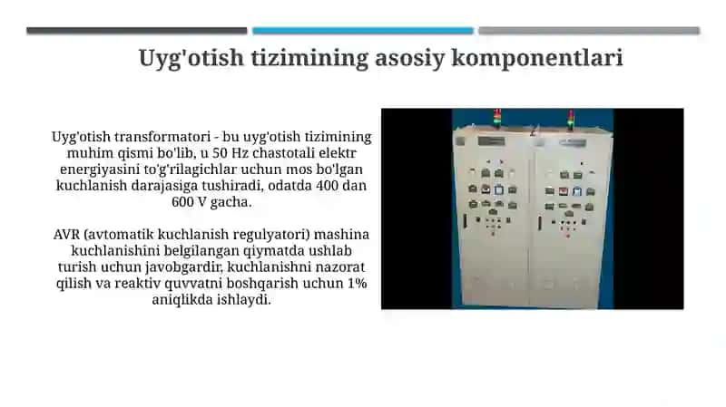 Uyg'otish tizimlari 4
