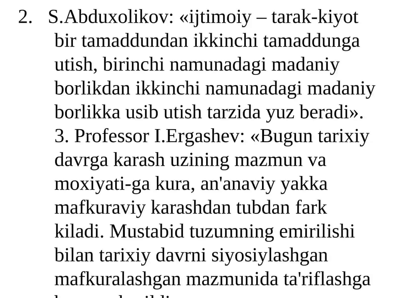 O'zbekistonda demokratik jamiyatni barpo etishda utish davrining zarurligi, uning uziga xos xususiyatlari 4