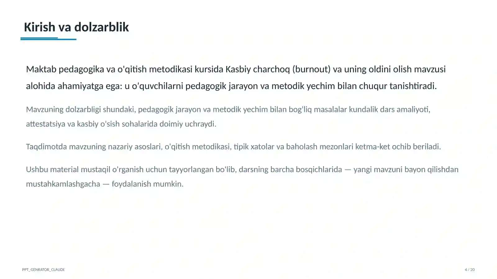 Kasbiy charchoq (burnout) va uning oldini olish 4