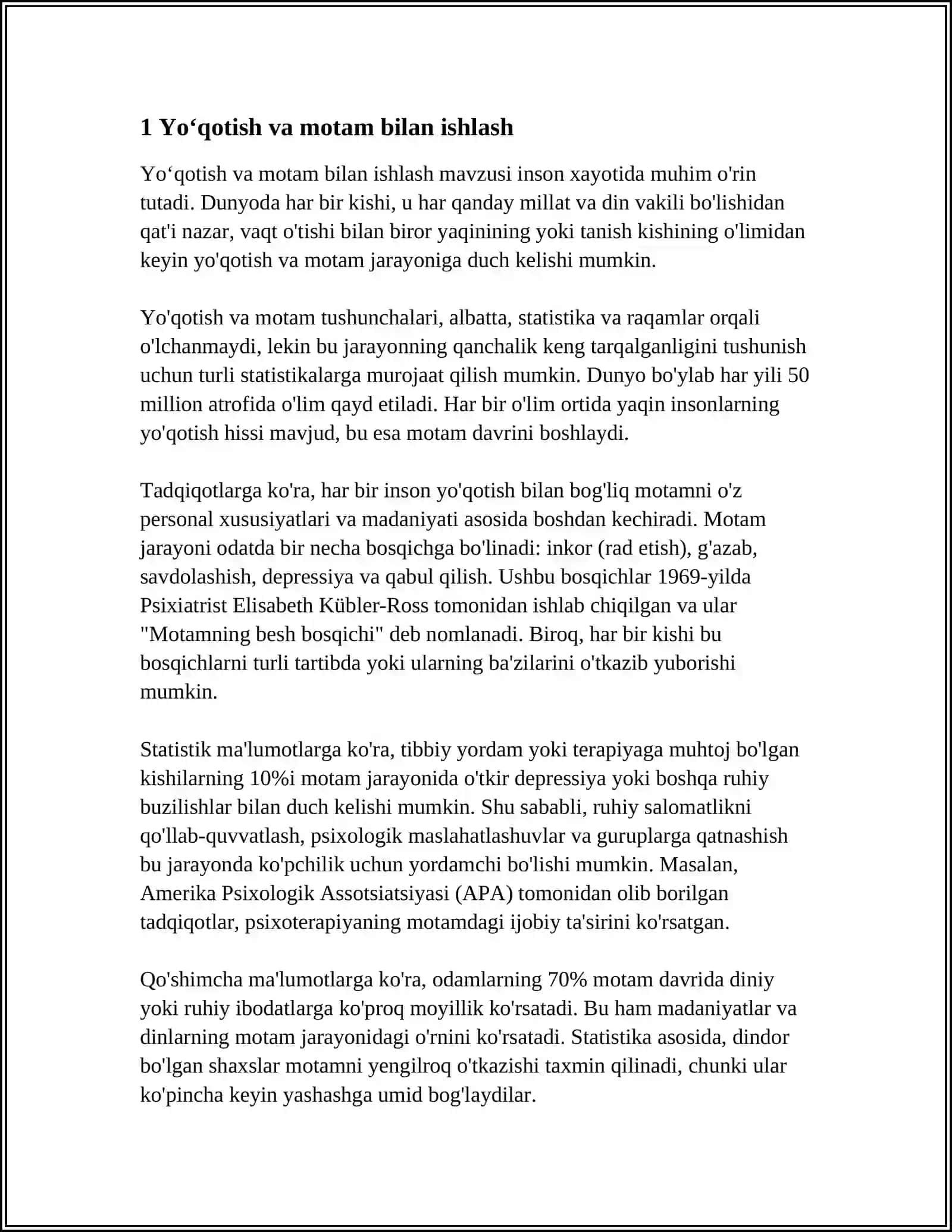 KRIZIS XOLATDA BOʻLGAN BEMORGA MASLAHAT BERISH 4