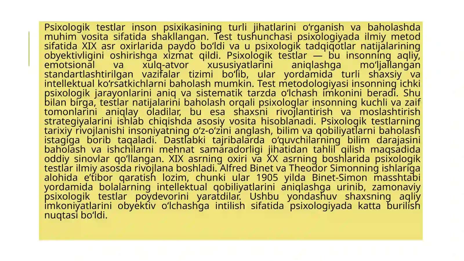 Hozirgi zamon psixologiyasi dastlarning dolzarb muammolari 4