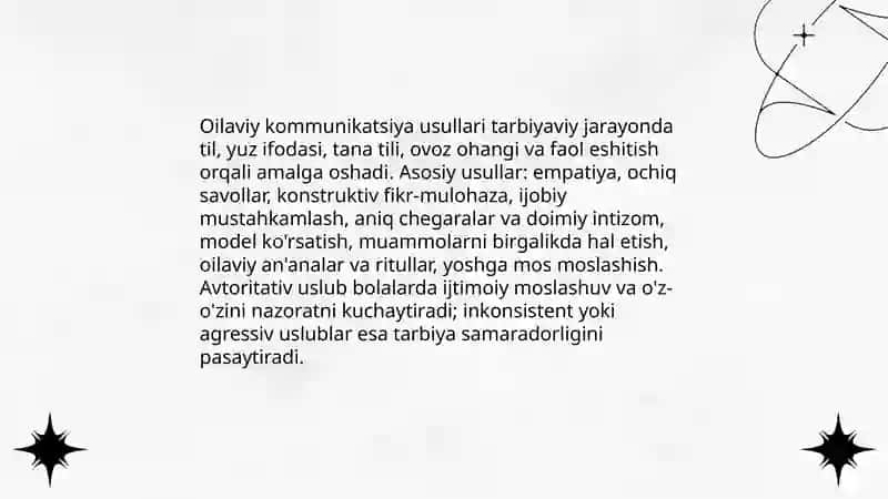 Oila psixologiyasi tarbiya jarayonining psixologik xususiyatlari 4