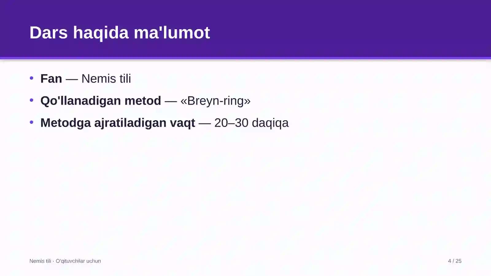 nemis tili darslarida breyn ring metodidan foydalanish 5063 4