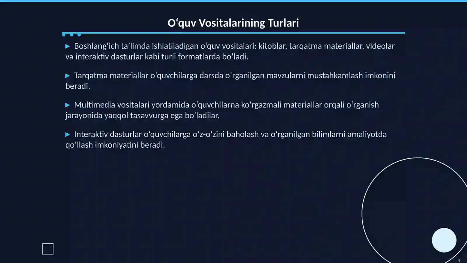Boshlang‘ich Ta’limda Tabiiy Fanlar Darslarida O‘quv Vositalarining Roli 4