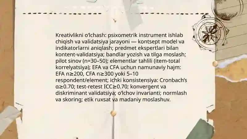 Kreativ pedagogika fanining ilmiy-tadqiqot metodlari 4