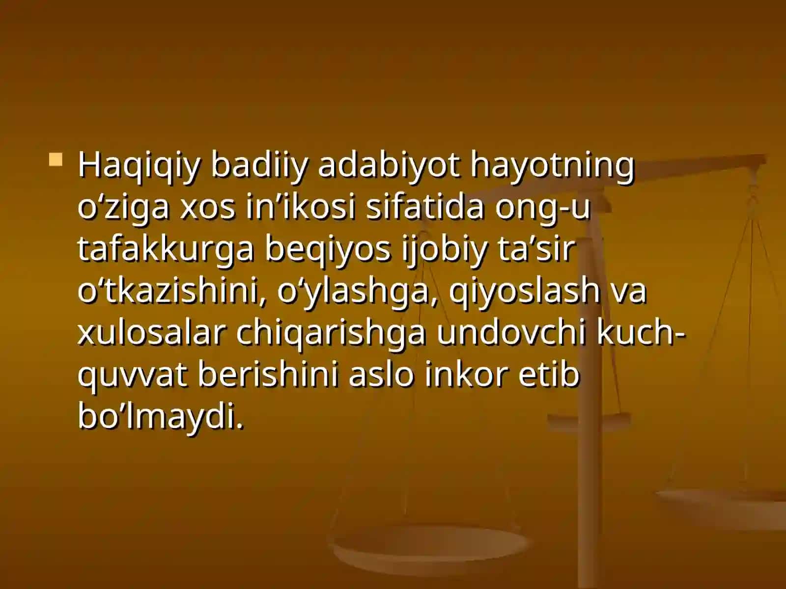 Kirish.Adabiyot-ma’naviyatni yuksaltirish vositasi 4