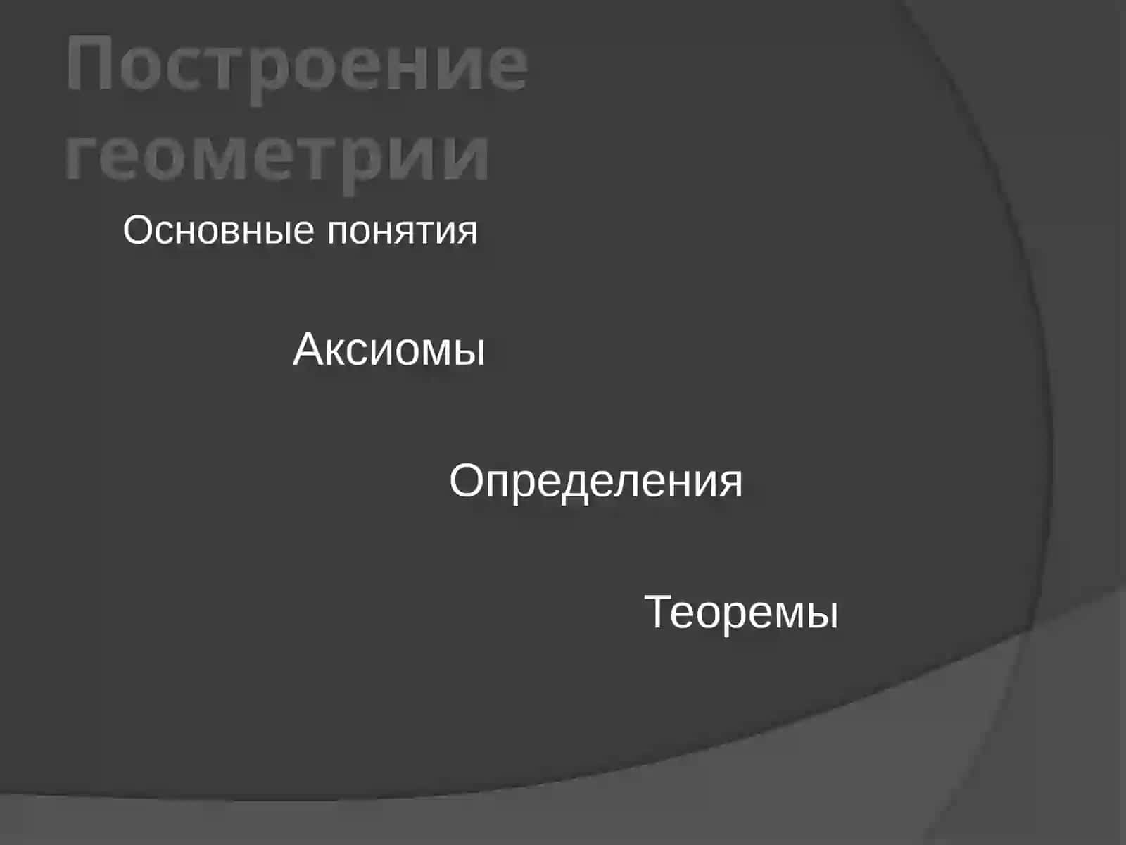Построение сечений многогранников на основе аксиоматики 4