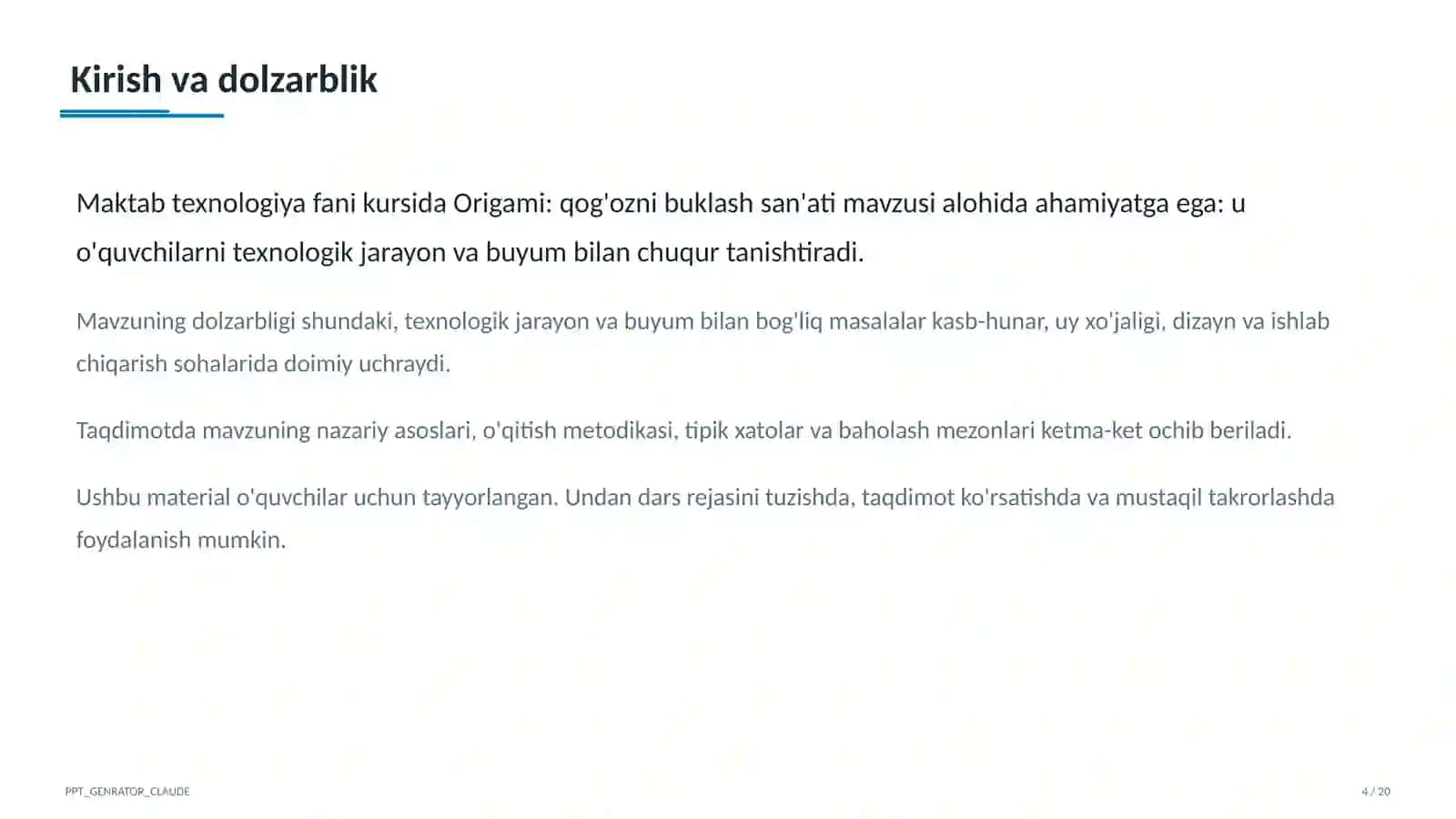 Origami: qog'ozni buklash san'ati (2-sinf) 4