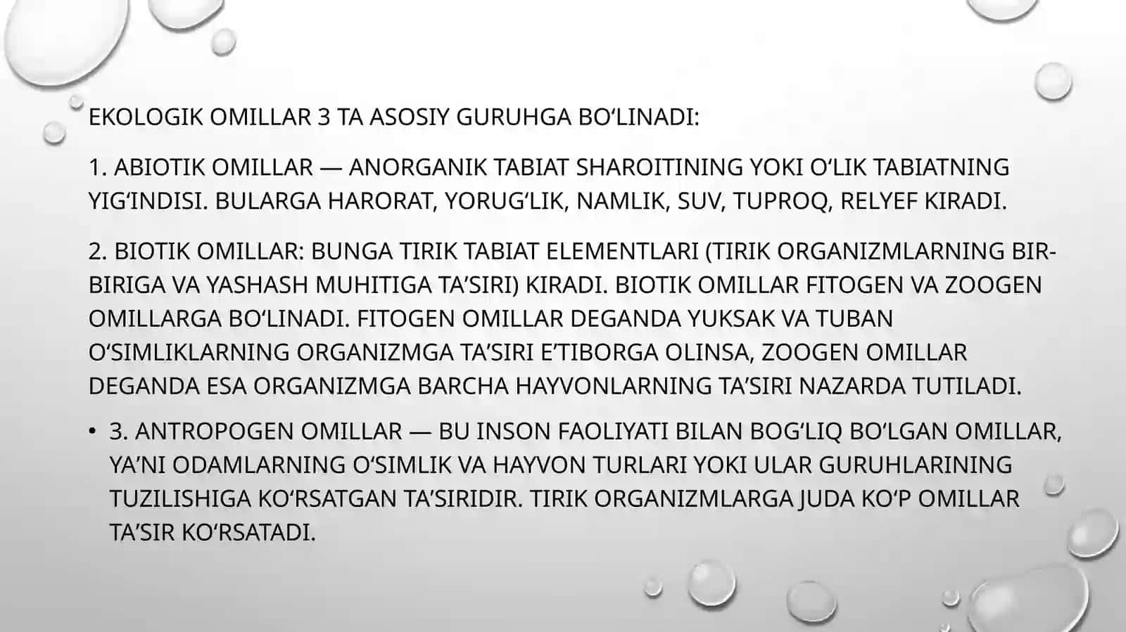 Ekologik omillar 4