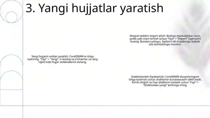 Corell Draw Dasturi 4