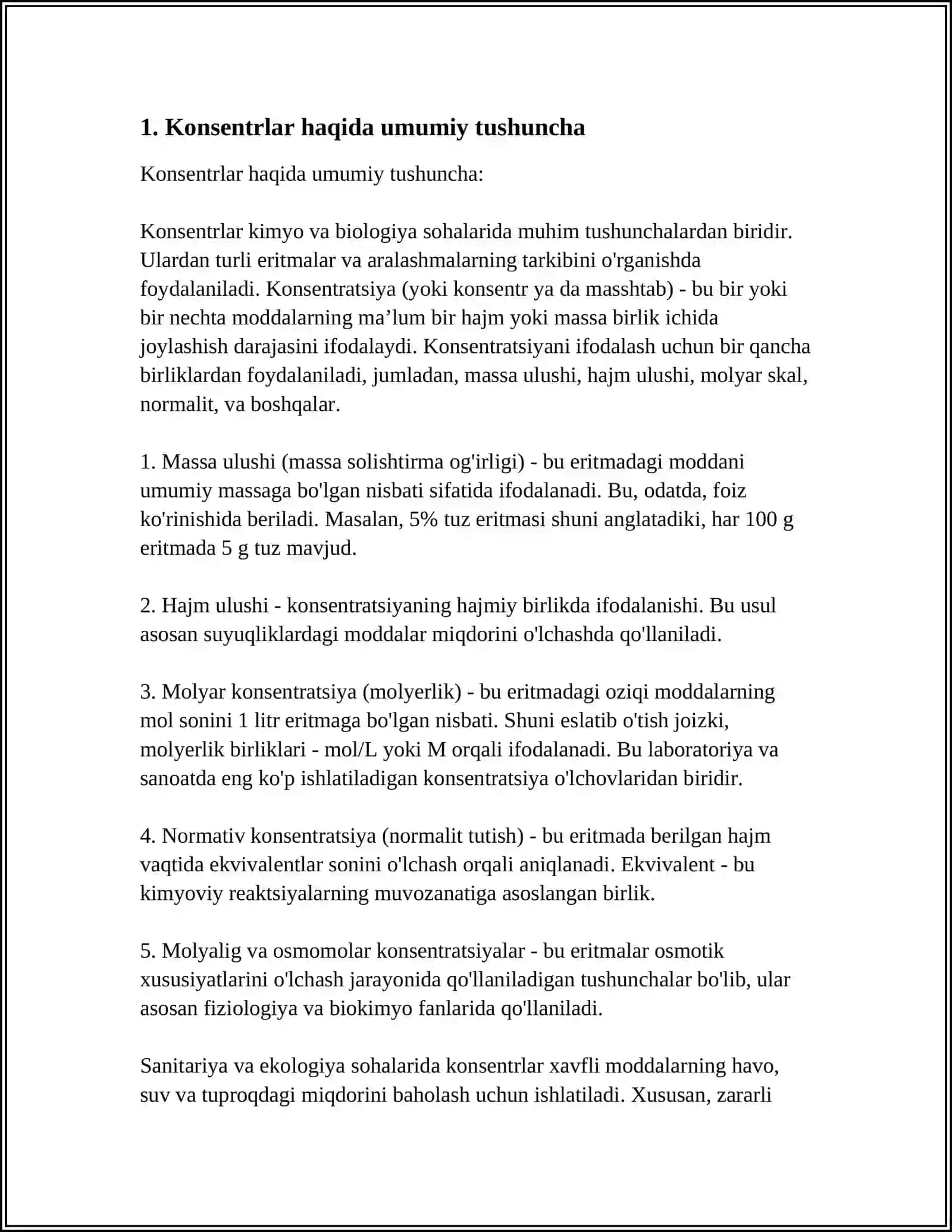 KONSENTRLAR BOYICHA ARIFMETIK MASALALAR MAVZUSINI ORGANISHDA MUKTIMEDIA TEXNOLOGIYALARIDAN FOYDALANISH 4