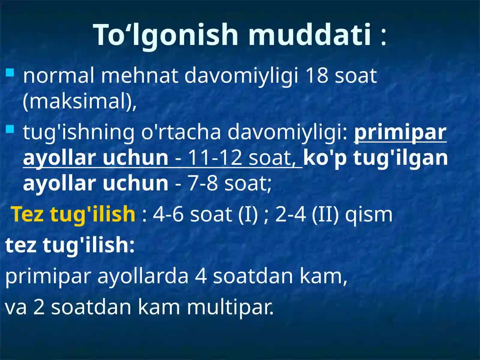 Fiziologik tug‘ruq 4
