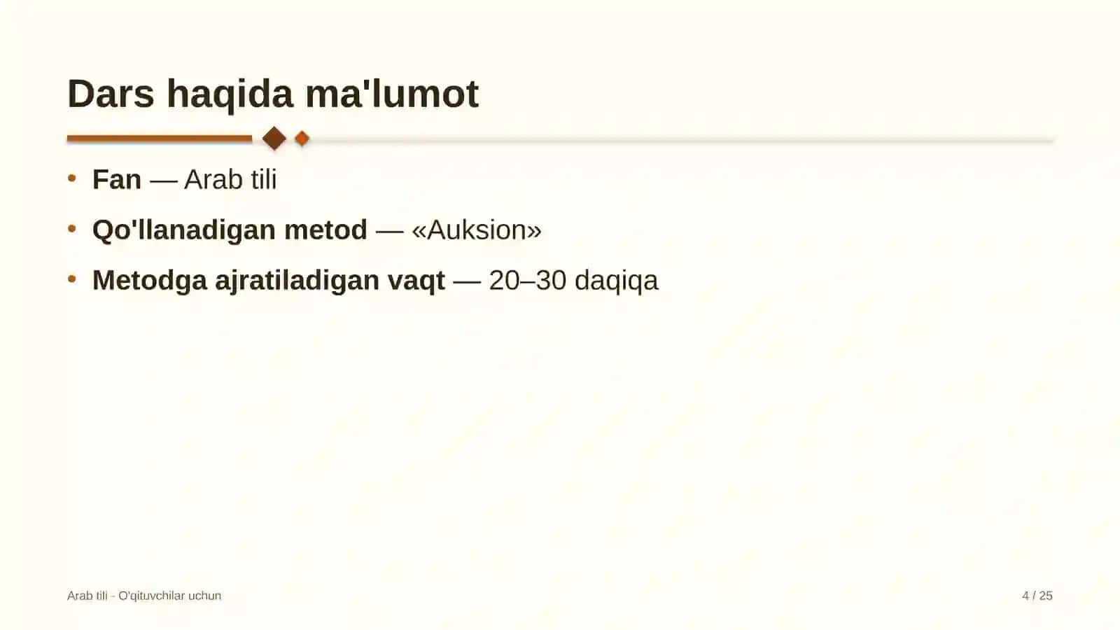 arab tili darslarida auksion metodidan foydalanish 2413 4