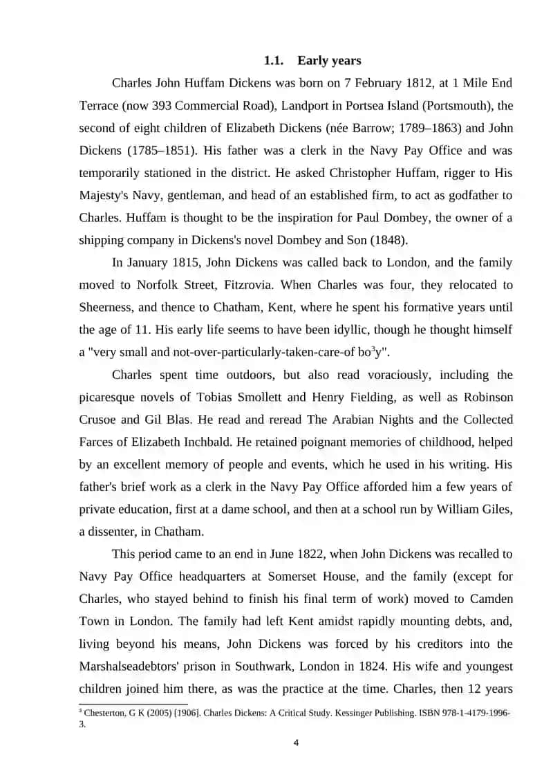 Problems of Childhood and Education in Charles Dickens Works 4