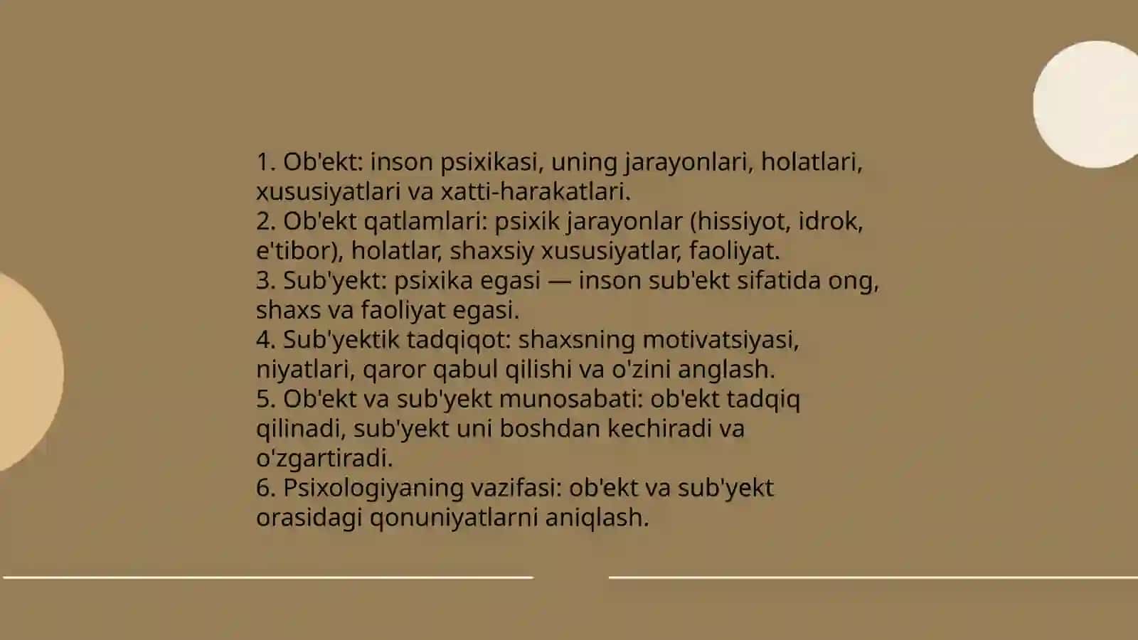 Psixologiya faninig predmeti,vazifalari va metodlari 4