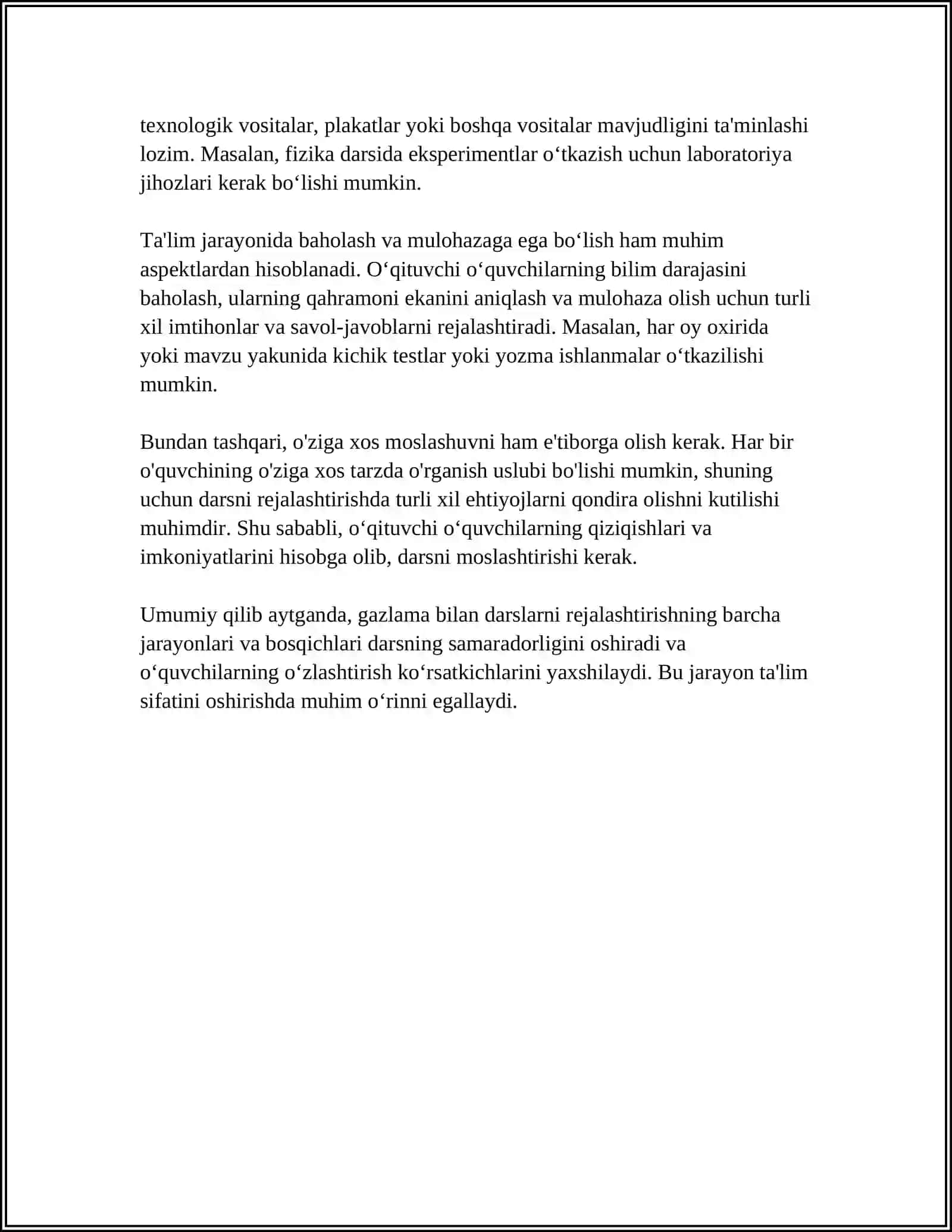 GAZLAMA BILAN DARSLARINI TASHKIL ETISH METODIKASI 4