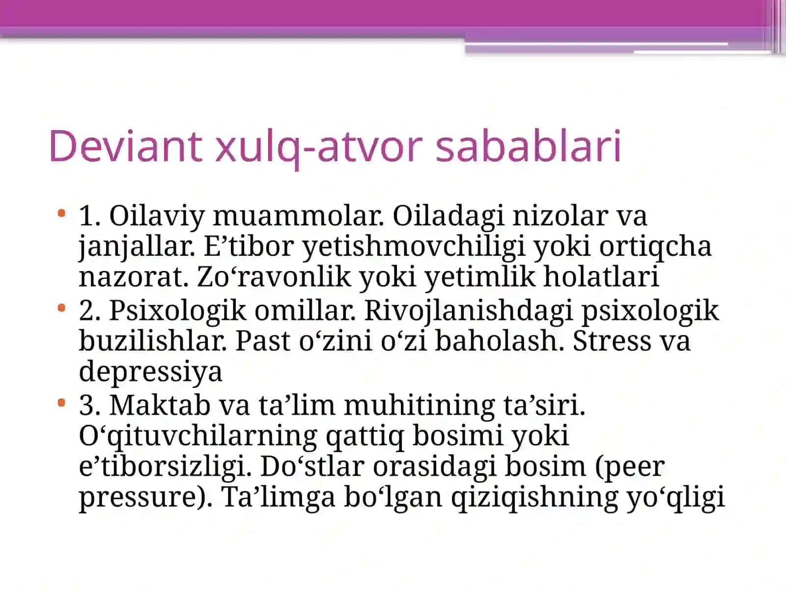 Deviant xulq-atvor 4
