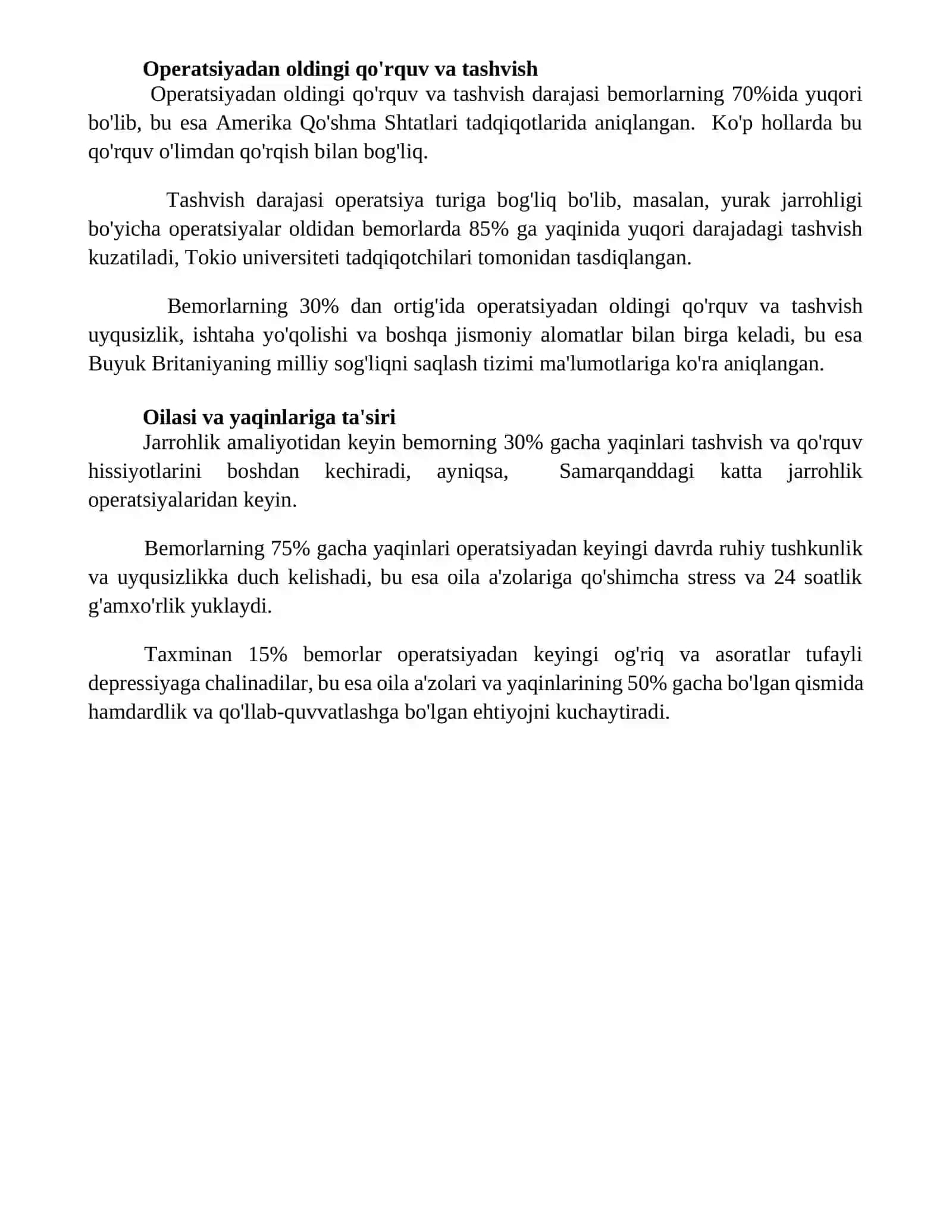 Jarrohlik operatsiyalari va ularning bemor ruhiyatiga taʼsiri 4