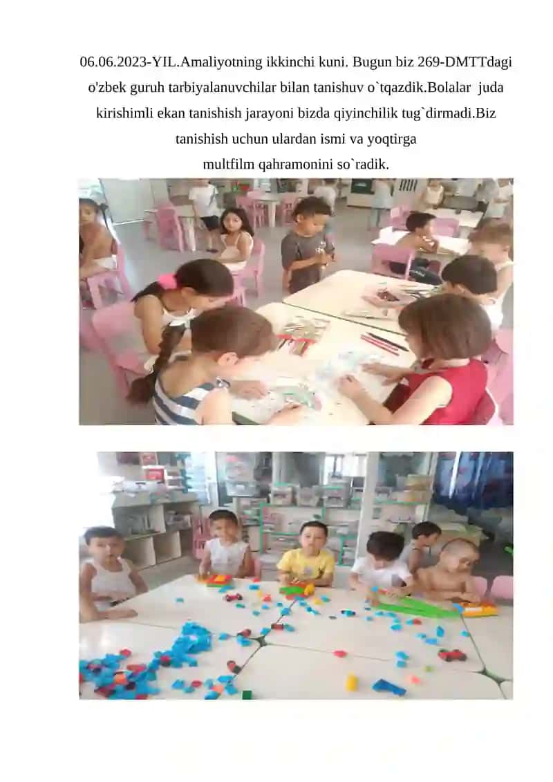 O'zbek bolalar psixologiyasi mashg'uloti 4