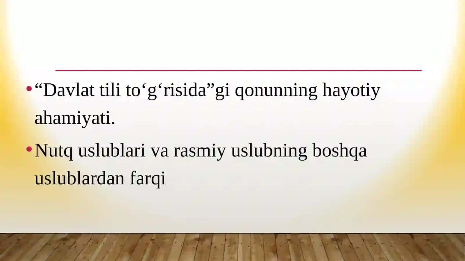 Davlat tilida ish yuritish fanining mazmuni 4