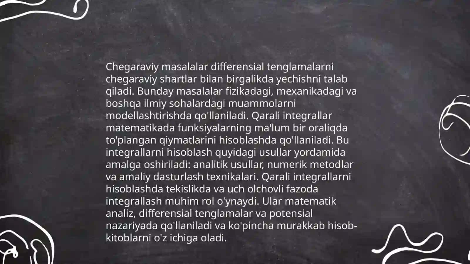 Karali integralning tadbiqlari 4