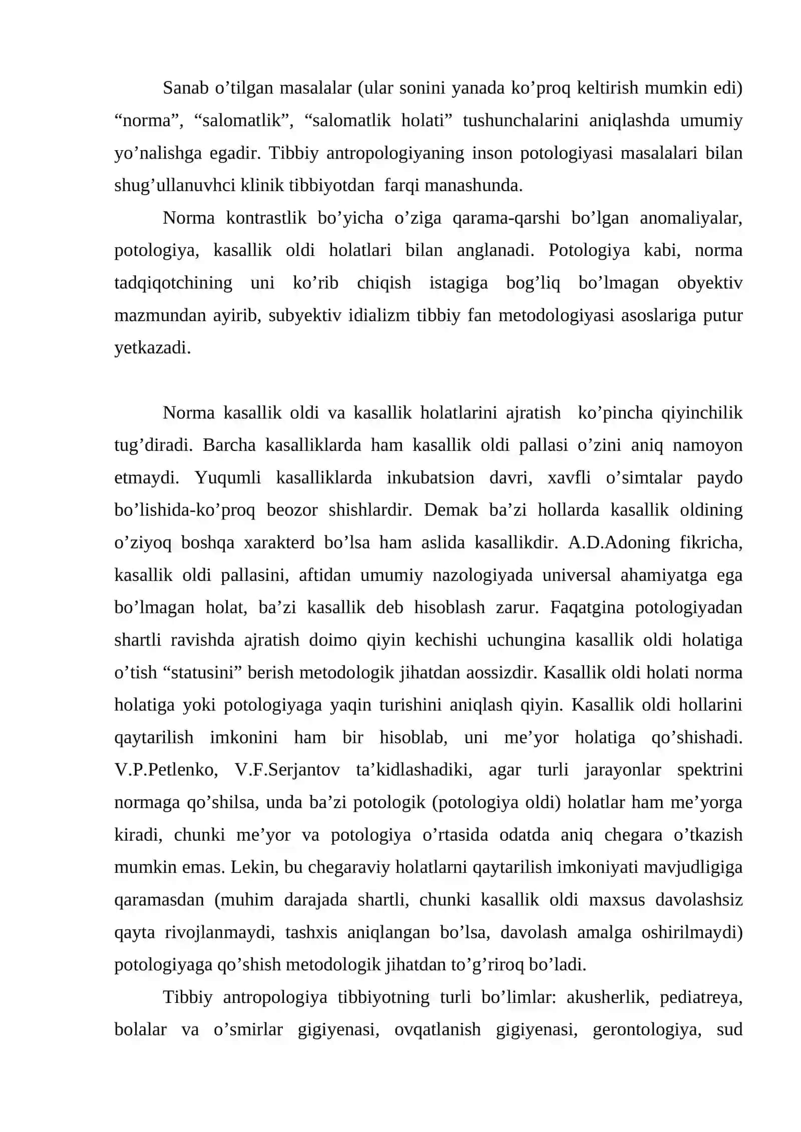 Sport antropologiyasi salomatlik va me’yor muammolarini hal etish yo’llari 4
