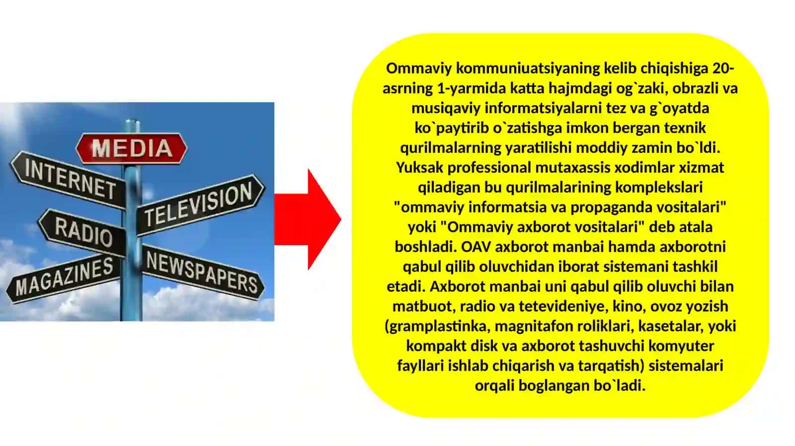 O’ZBEKISTON RESPUBLIKASIDA OMMAVIY AXBOROT VOSITALARI FAOLIYATI 4