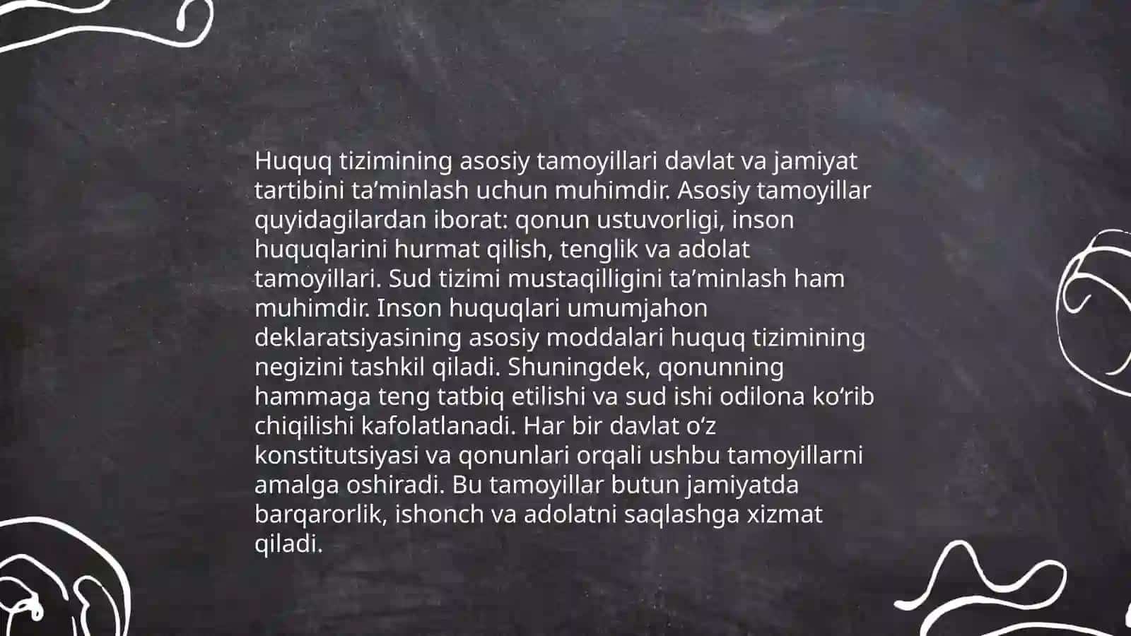 Huquqiy tizim va huquq tizmi 4