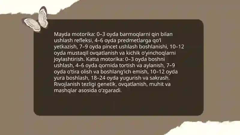 Ilk bolalik davrida shaxsning rivojlanishi 4
