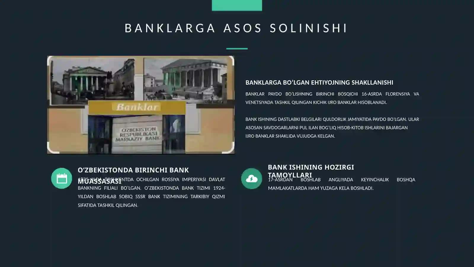 BANKLARARO RAQOBAT MUHITINING SHAKLLANI 4
