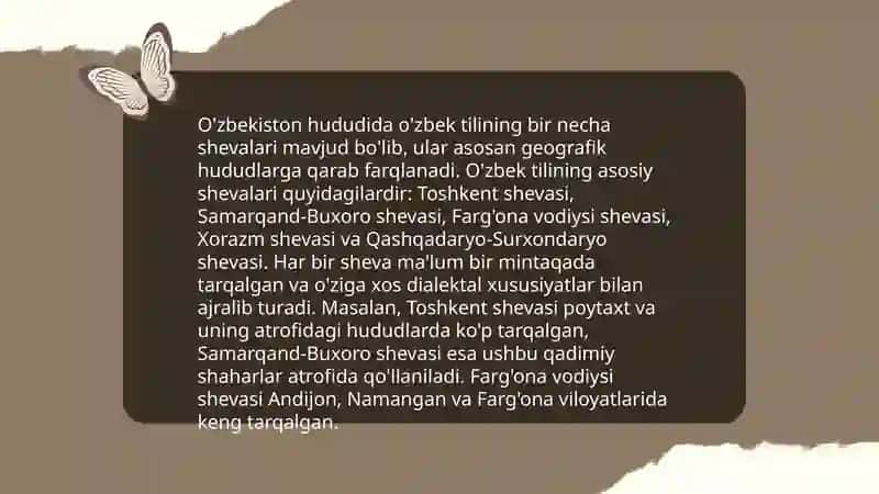 O'zbek shevalari leksikasi 4