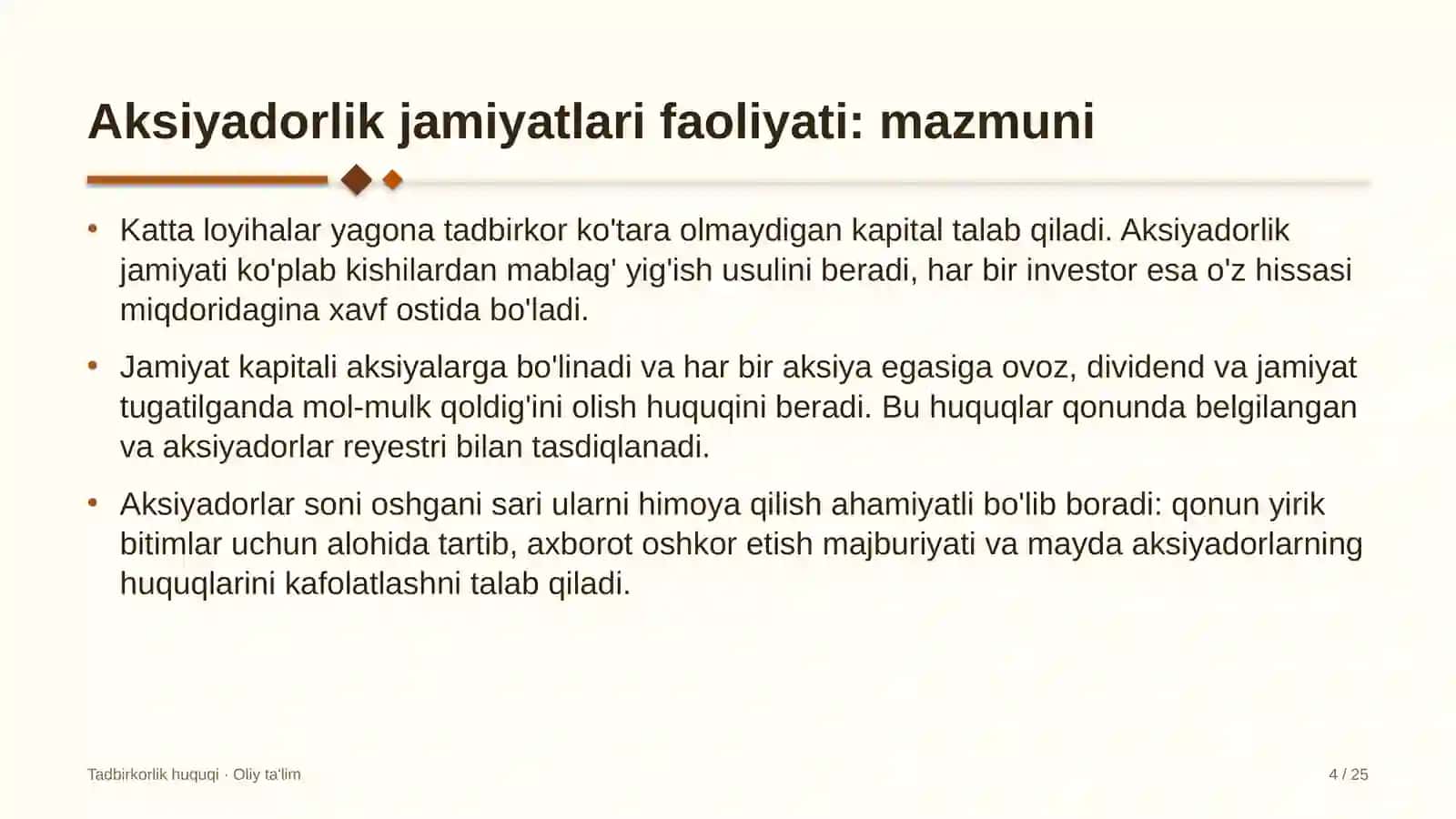 oltin qazib olish sanoatida aksiyadorlik jamiyatlari faoliyati 9689 4