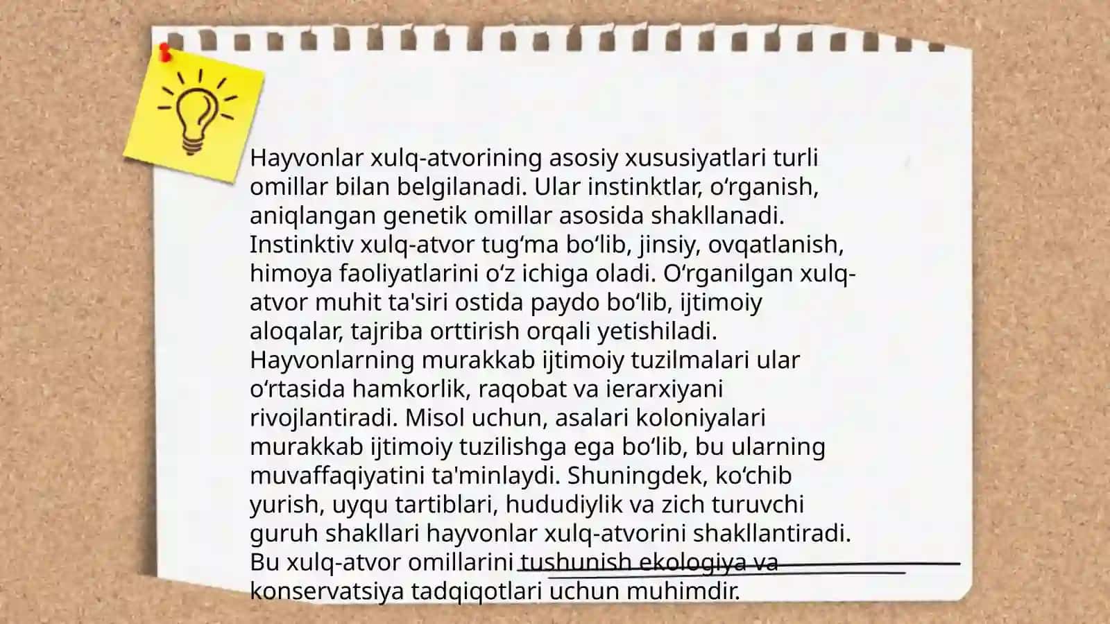 Umumiy psixologiya fanidan Hayvonlar hatti harakatlarini obyektiv o'rganish mavzusi 4
