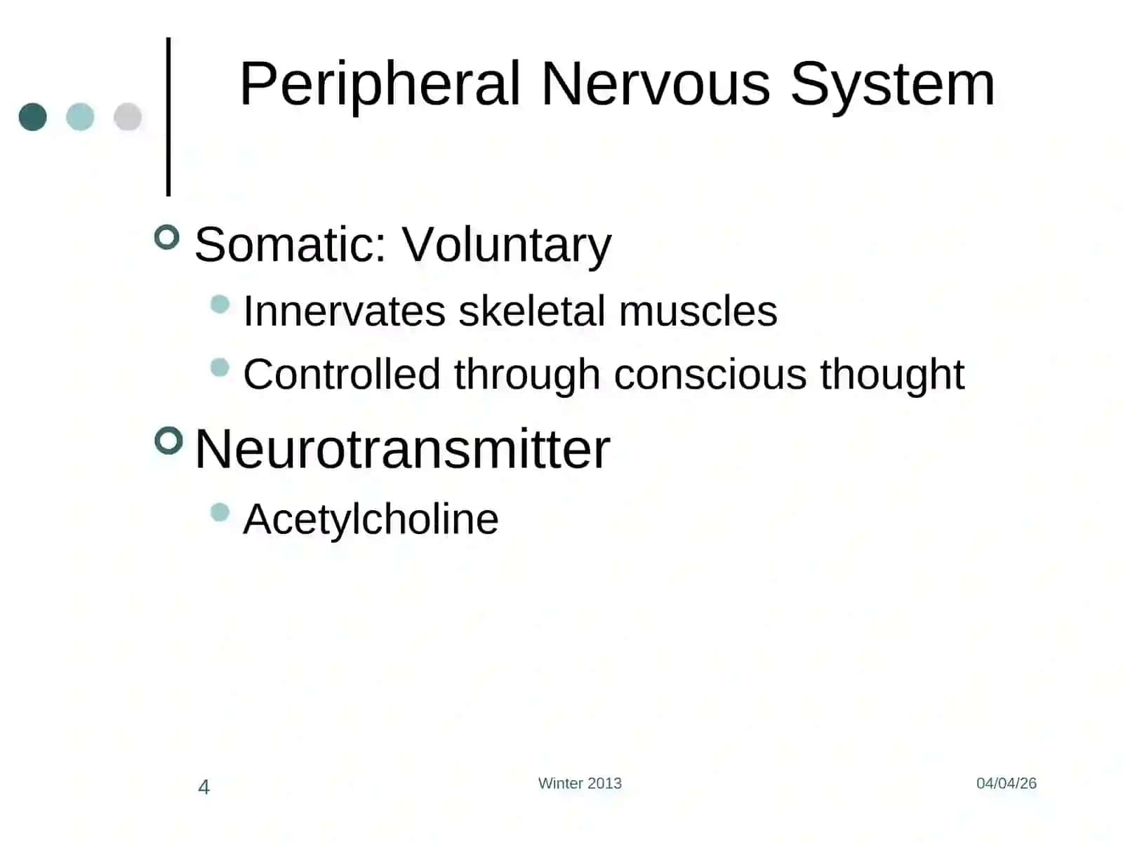 DRUGS AFFECTING THE AUTONOMIC NERVOUS SYSTEM 4