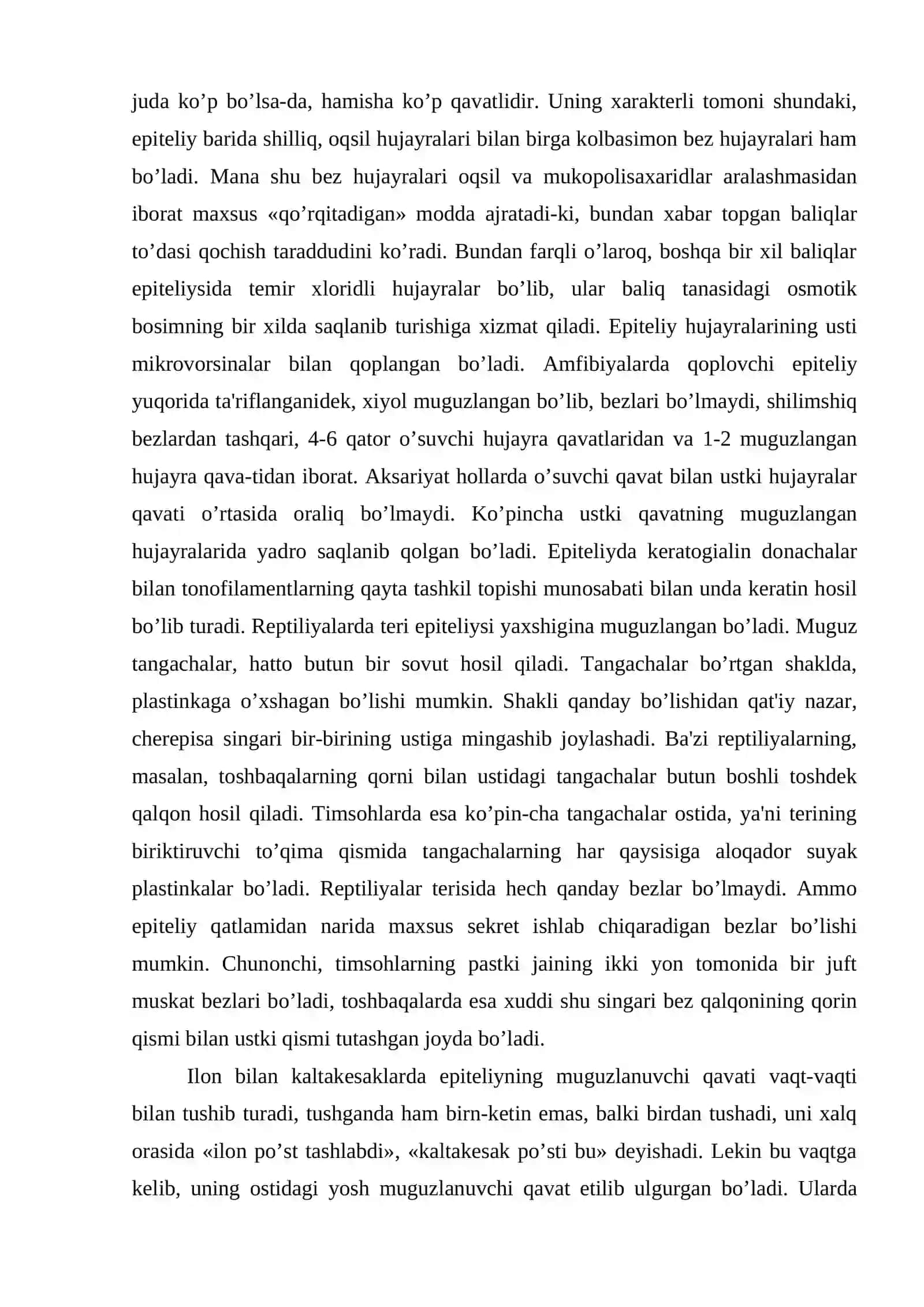 Epiteliy to’qimasining rivojlanishi va regenerasiyasi 4