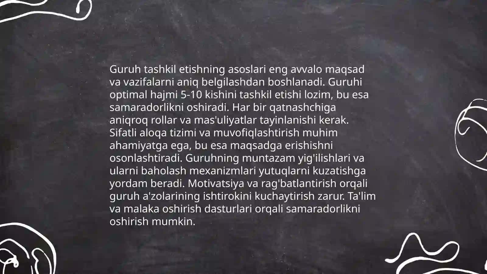 G'amxorlik guruhini tashkil etish, guruhga qabul qilish va undan chiqarish tartibi 4