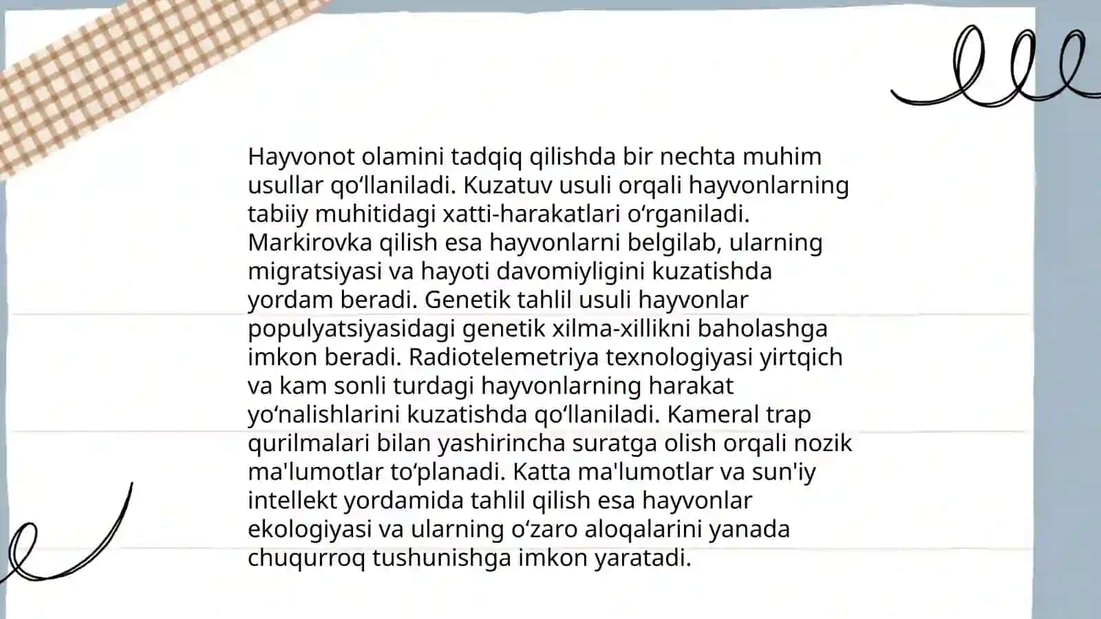 Kar bolalar maktab internatida tabiatni o‘qitish texnologiyada tajriba, tadqiqot, tekshirish ishlarini o‘rganish - Tohirova Shahzoda 4