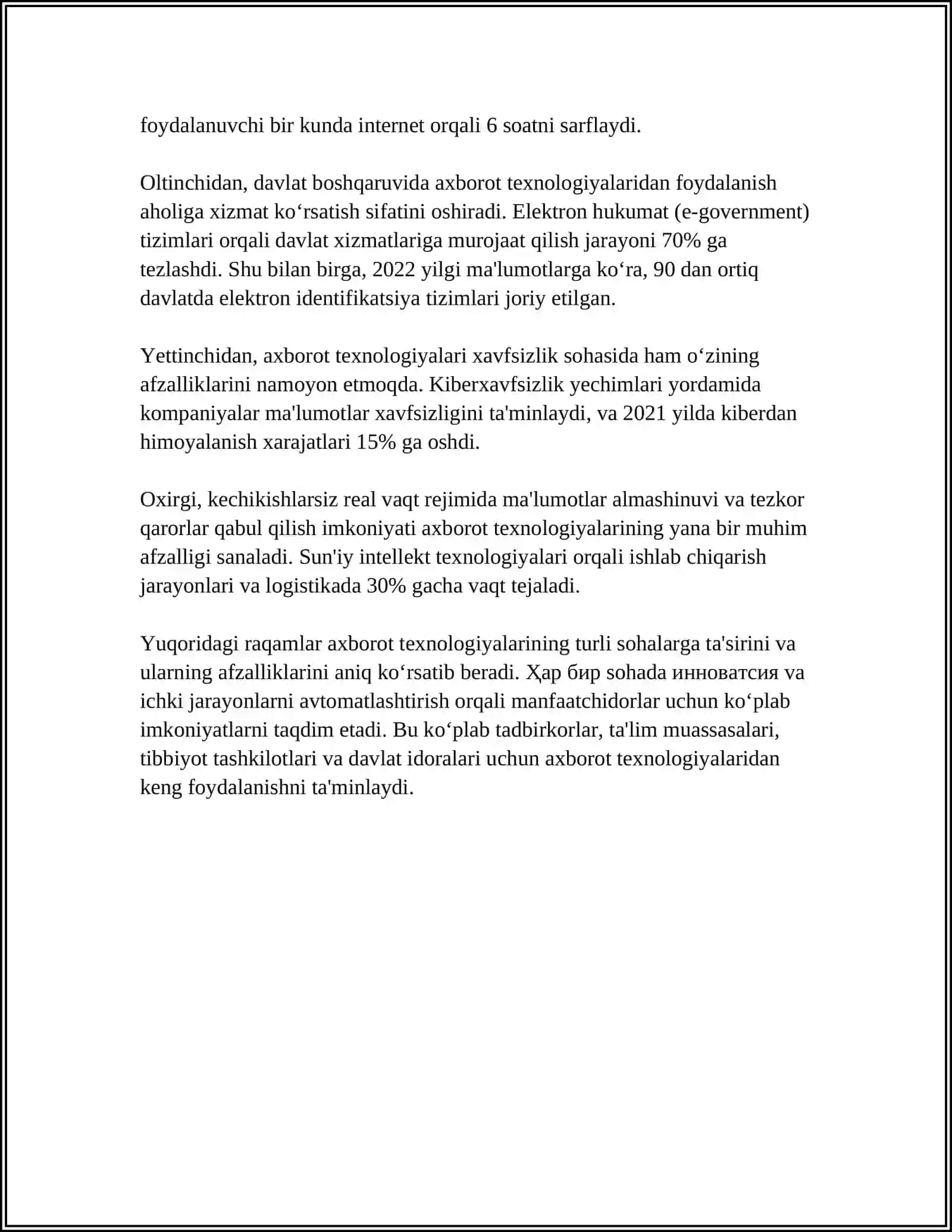 TENGLAMA TUZISHGA OID MASALALARNI YECHISHNI O’RGATISHDA AXBOROT TEXNOLOGIYALARIDAN FOYDALANISHNI O’RGATISH 4