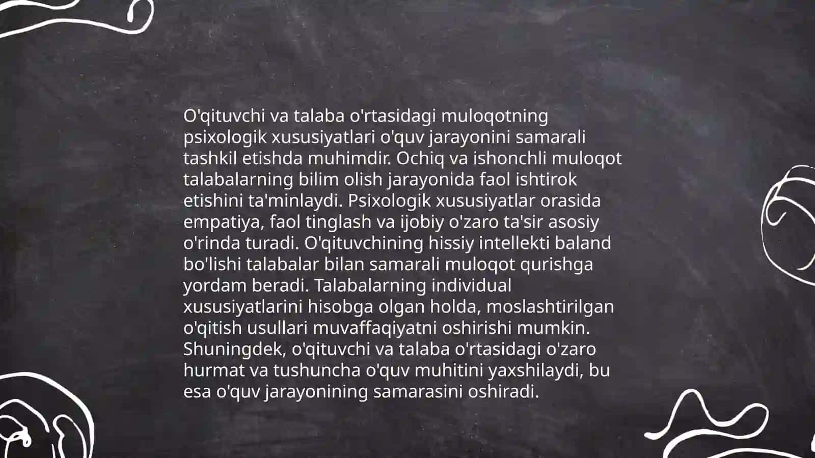 Ta'lim jarayonida o'qituvchining pedogogik muloqot madaniyati va muammoli o'qitish texnologiyalari 4