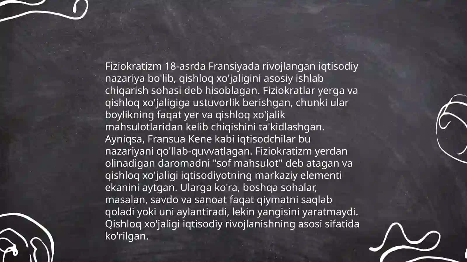 Fiziokratizm iqtisodiy taʼlimoti 4
