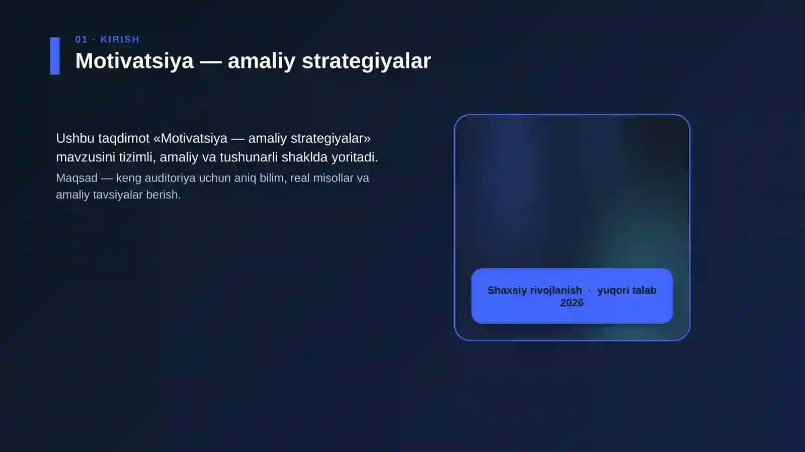 Motivatsiya — amaliy strategiyalar 4