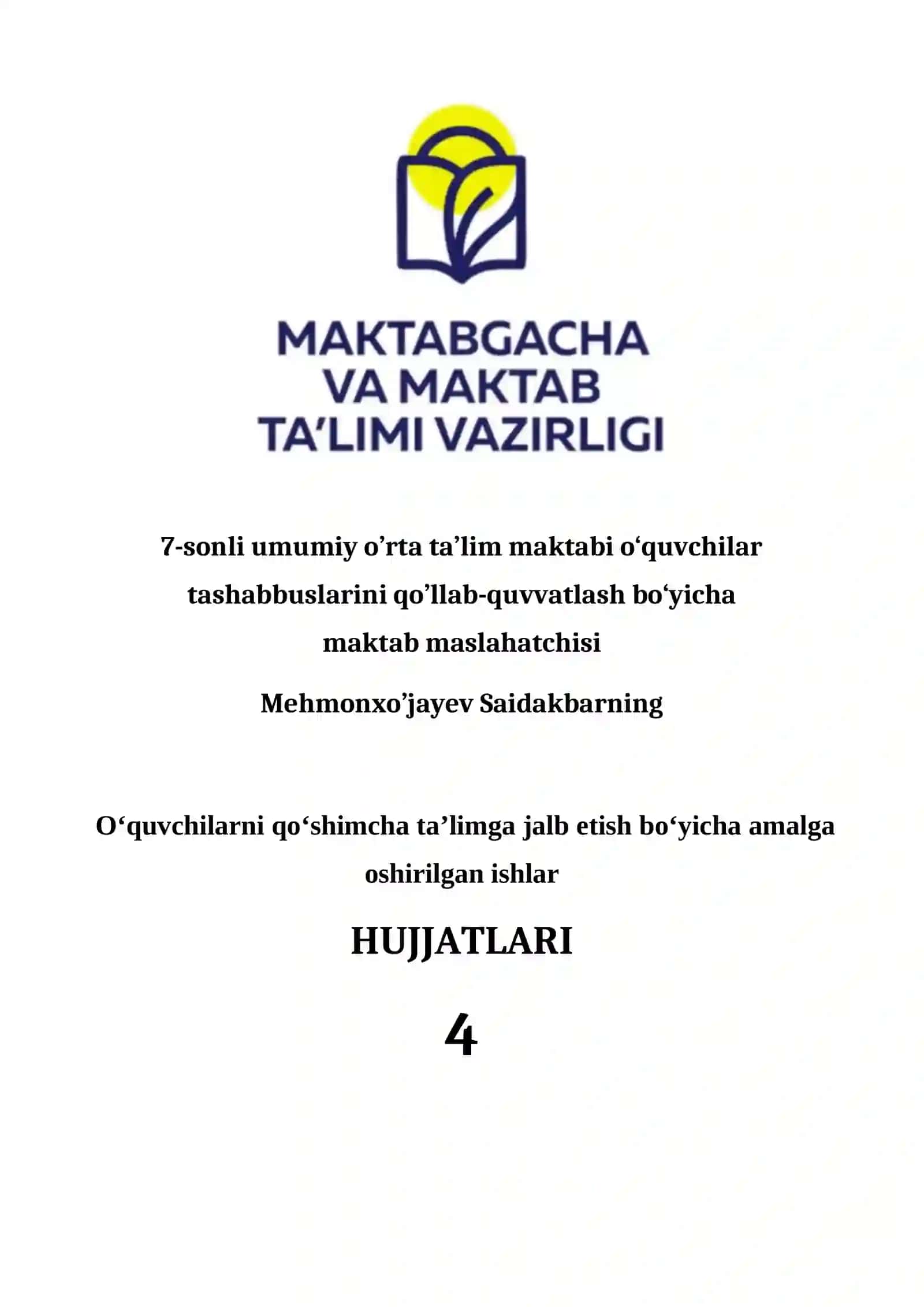 maktab maslahatchilari uchun papka yuzlari namuna 2026-2027 oʻquv yili 4